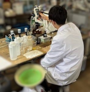 分析の様子